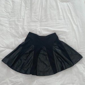 One Clothing Faux Leather Mini Skirt